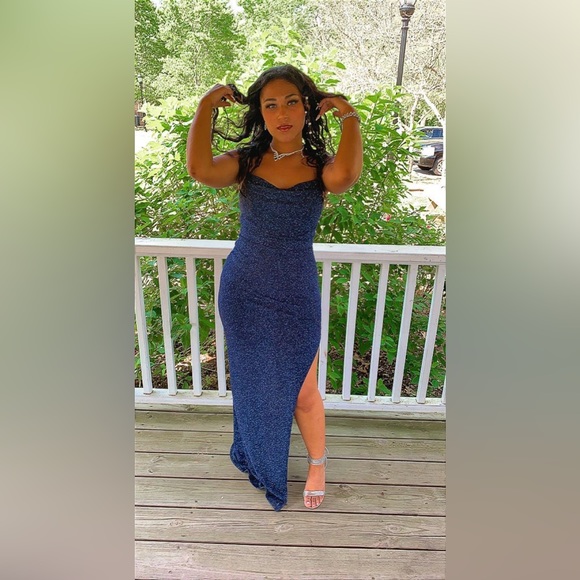 This is my blue prom dress from this year. - Picture 1 of 7